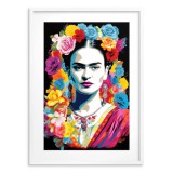 Plakat Pop Art - Styl Frida Kahlo | Kolorowa Dekoracja Ścienna | Plakat artystyczny 23242 Naklejkomania - zdjecie 3 - miniatura