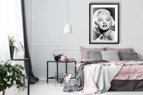 Plakat Vintage "Ikona Kina" |  Czarno-Biała Marilyn Monroe | Obraz w stylu Retro 23241 Naklejkomania - zdjecie 5 - miniatura