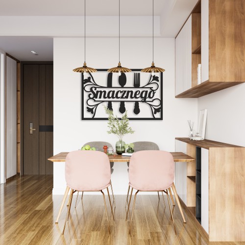 Ażurowy obraz do kuchni, jadalni &amp;amp;amp;amp;amp;quot;Smacznego&amp;amp;amp;amp;amp;quot; | Nowoczesna dekoracja ścienna 66814 - zdjęcie 3