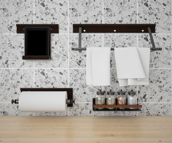 Naklejki na płytki ceramiczne, kafelki | Lastryko, Imitacja Kamienia | Nowoczesna, samoprzylepna okleina 65523 - zdjęcie 6