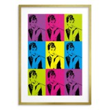 Kolorowy Plakat Audrey Hepburn | Plakat Pop-Art | Kontrastowa dekoracja w stylu Retro 23240 Naklejkomania - zdjecie 3 - miniatura