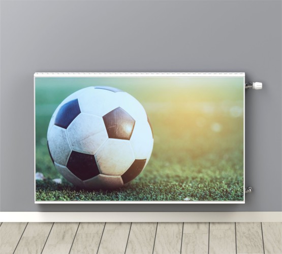 Maskownica mata magnetyczna na grzejnik kaloryfer | Piłka na murawie | Dekoracja dla fanów Piłki Nożnej 7698