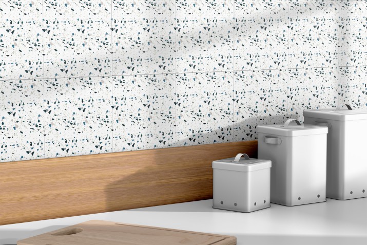 Naklejki na płytki ceramiczne, kafelki | Lastryko, Imitacja Kamienia | Nowoczesna, samoprzylepna okleina 65521 - zdjęcie 2
