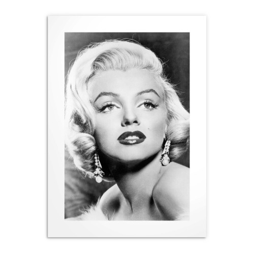 Plakat Vintage &amp;amp;quot;Ikona Kina&amp;amp;quot; |  Czarno-Biała Marilyn Monroe | Obraz w stylu Retro 23241 - zdjęcie 7