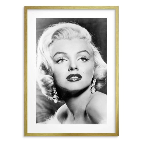 Plakat Vintage &amp;amp;quot;Ikona Kina&amp;amp;quot; |  Czarno-Biała Marilyn Monroe | Obraz w stylu Retro 23241 - zdjęcie 3