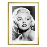 Plakat Vintage "Ikona Kina" |  Czarno-Biała Marilyn Monroe | Obraz w stylu Retro 23241 Naklejkomania - zdjecie 3 - miniatura