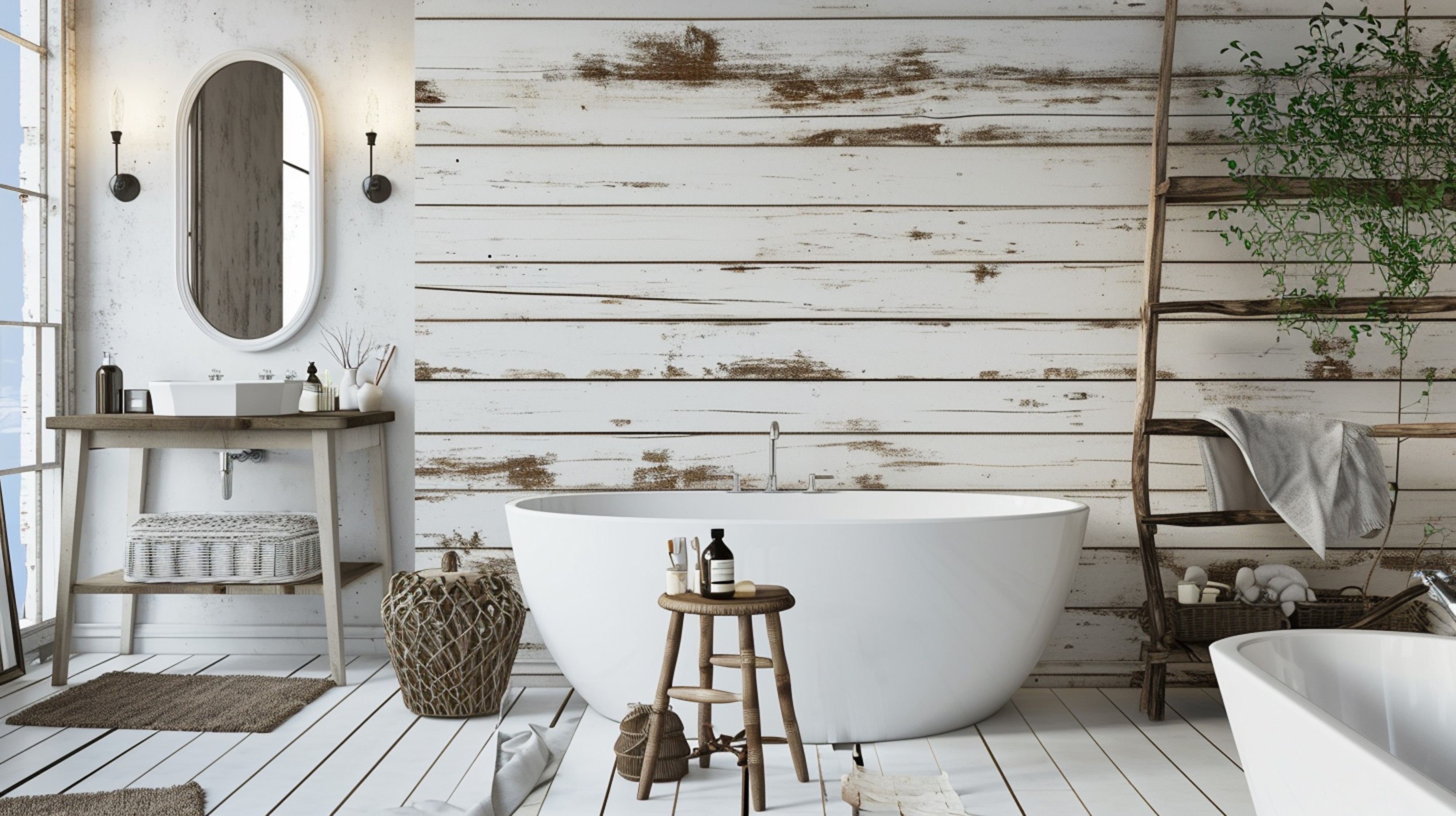 Łazienka w stylu modern farmhouse – inspiracje na aranżację wnętrza