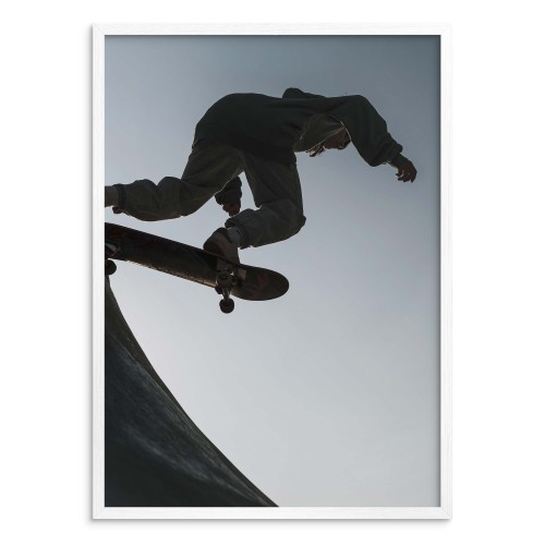 Plakat Sportowy Skateboarding - Młodzieżowy plakat na ścianę | Plakat Deskorolka Skatepark 61718 - zdjęcie 3