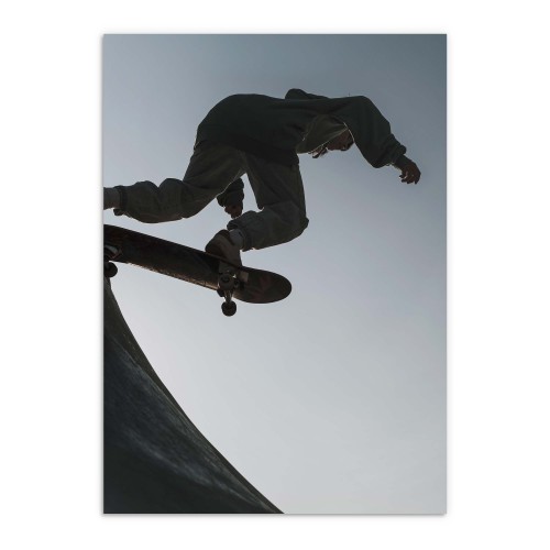 Plakat Sportowy Skateboarding - Młodzieżowy plakat na ścianę | Plakat Deskorolka Skatepark 61718 - zdjęcie 7