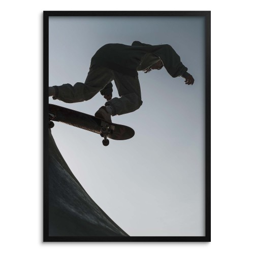 Plakat Sportowy Skateboarding - Młodzieżowy plakat na ścianę | Plakat Deskorolka Skatepark 61718