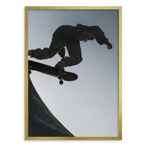 Plakat Sportowy Skateboarding - Młodzieżowy plakat na ścianę | Plakat Deskorolka Skatepark 61718 - zdjęcie 2