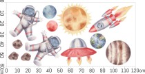 Naklejki świecące w ciemności | Naklejki fluorescencyjne dla dzieci | Kosmos, Astronauta, Planety 22089 Naklejkomania - zdjecie 8 - miniatura