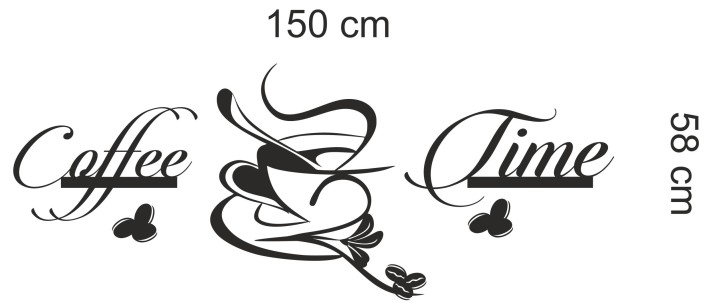 Elegancka dekoracja do kuchni, jadalni i kawiarni- Coffee Time | Ażurowy Obraz 3D Kawa | Ozdoba na ścianę z filiżanką kawy 66880 - zdjęcie 2