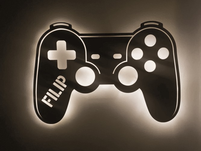 Lampka z oświetleniem LED Joystick z imieniem 69100 - zdjęcie 2