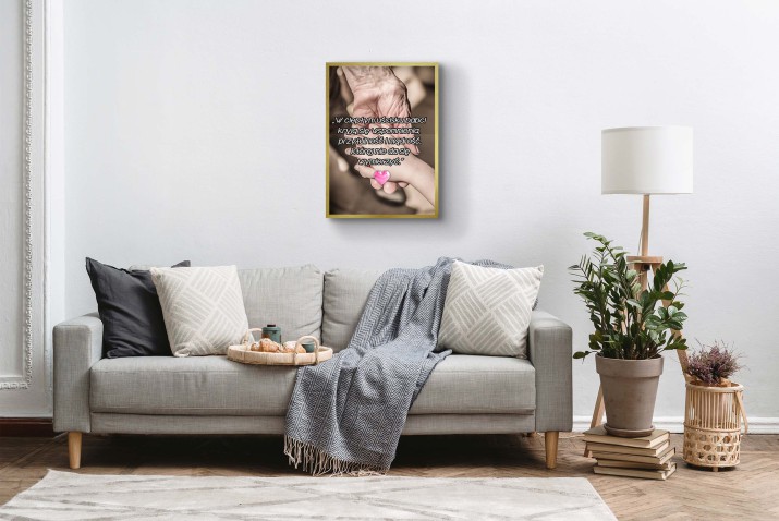 Wyjątkowy Plakat na prezent dla Babci | Oryginalny, elegancki upominek na Dzień Babci- plakat z cytatem 81382 - zdjęcie 6