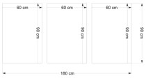 Nowoczesny Tryptyk- Natura i geometria | Obrazy na płótnie do salonu w stylu skandynawskim | Współczesna dekoracja na ścianę 20974 Naklejkomania - zdjecie 7 - miniatura