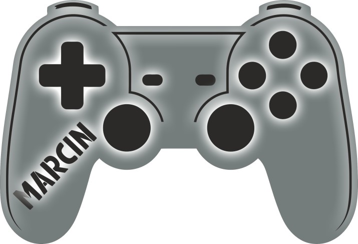 Szara Lampka gamingowa z imieniem- Kontroler, Gamepad, Joystick do konsoli | Stylowe oświetlenie do pokoju nastolatka | Prezent, gadżet dla fana gier 81378 - zdjęcie 2