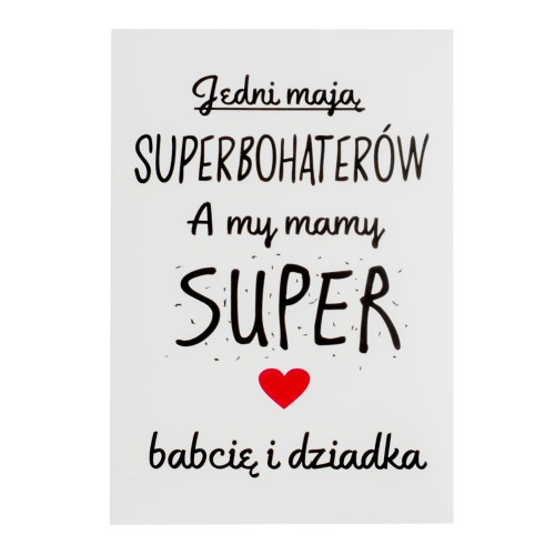 Plakat w czarnej ramce Dzień Babci i Dziadka 61247 - zdjęcie 3
