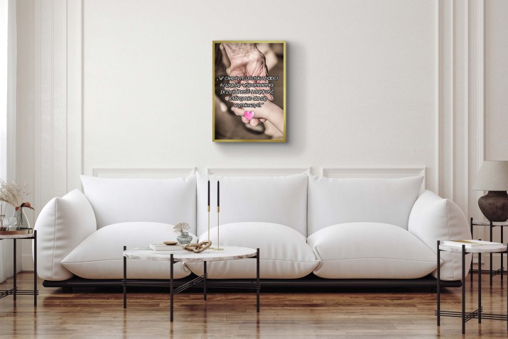 Wyjątkowy Plakat na prezent dla Babci | Oryginalny, elegancki upominek na Dzień Babci- plakat z cytatem 81382 - zdjęcie 7