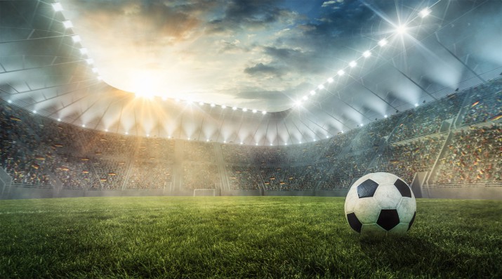 Sportowa fototapeta na ścianę zachód na stadionie 64177 - zdjęcie 2