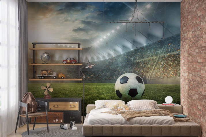 Sportowa fototapeta na ścianę zachód na stadionie 64177