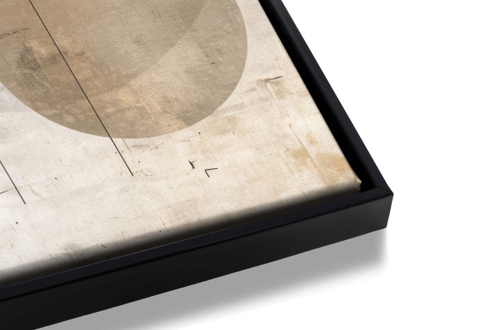 Obrazy w Ramie American Box | Minimalistyczny Tryptyk w złocie i czerni | Elegancka dekoracja do nowoczesnego wnętrza R20850 - zdjęcie 5