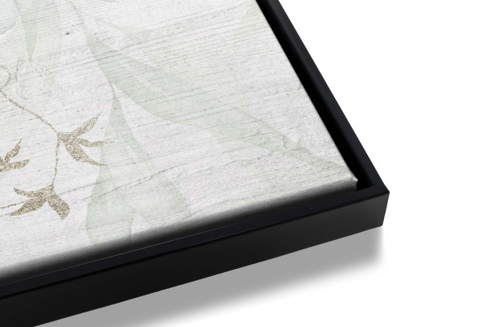 Obrazy w Ramie American Box | Tryptyk na płótnie- Zielone Liście, Rośliny | Ozdoba na ścianę do sypialni boho R20382 - zdjęcie 5