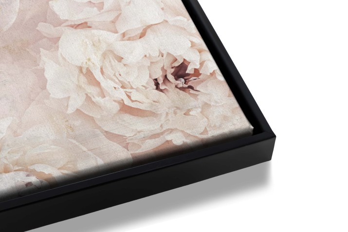 Obrazy w Ramie American Box | Romantyczny Tryptyk na płótnie- Kobieta i różowe kwiaty | Elegancka dekoracja do salonu R20630 - zdjęcie 3