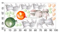 Kolorowe Naklejki dla Dzieci – Króliczki i Balony | Urocza Bajkowa Dekoracja na Ścianę do Pokoju Dziecka, Przedszkola T42041 Naklejkomania - zdjecie 2 - miniatura