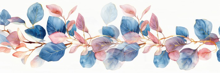 Ochronny panel ścienny do kuchni | Stylowa osłona nad blat- pastelowe liście 81648 - zdjęcie 4