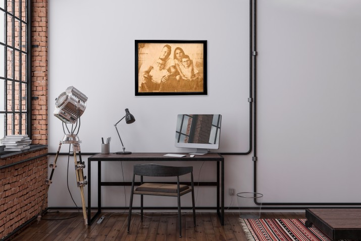 Fotoobraz na drewnie z własnego zdjęcia | Drewniany obraz z Twojej Fotografii | Piękna pamiątka, prezent, dekoracja w stylu boho rustykalnym - zdjęcie 6