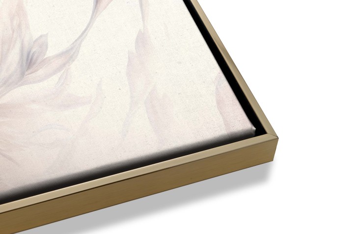 Obraz na ścianę w Ramie American Box | Eleganckie, Pastelowe Kwiaty na płótnie R64622 - zdjęcie 6