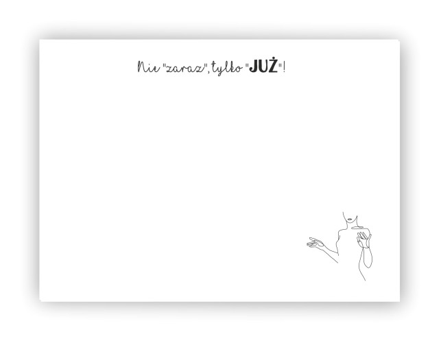 Magnetyczny notes, Planer na lodówkę z zabawnym napisem |  Organizer na notatki, listę zakupów + PISAK 4651 - zdjęcie 3