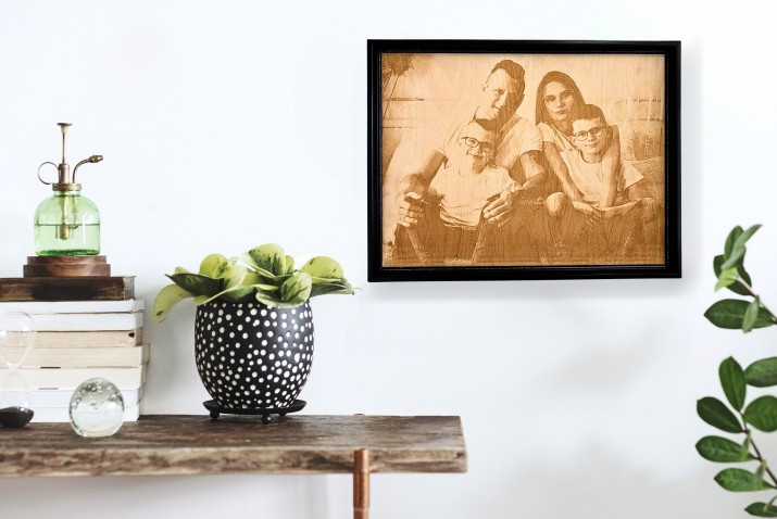 Fotoobraz na drewnie z własnego zdjęcia | Drewniany obraz z Twojej Fotografii | Piękna pamiątka, prezent, dekoracja w stylu boho rustykalnym - zdjęcie 5