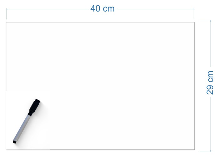 Tablica magnetyczna, Planer na lodówkę | Notatnik na magnes + Pisak 4621 - zdjęcie 2