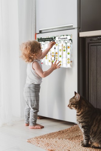 Tablica motywacyjna dla dzieci Magnetyczna tablica z obowiązkami 4623 - zdjęcie 5