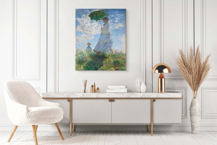Reprodukcja obrazu- Claude Monet „Kobieta z parasolką” - zdjęcie 5