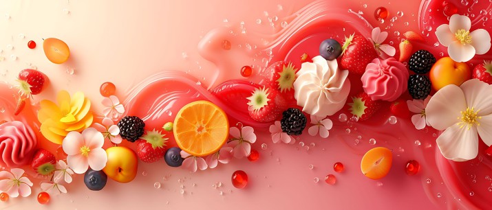 Kolorowy Panel PCV do kuchni | Nowoczesna osłona ściany nad blat kuchenny- Owoce 81670 - zdjęcie 2