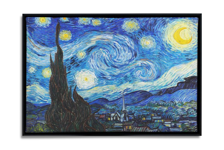 Reprodukcja Vincenta Van Gogha &amp;quot;Gwieździsta Noc&amp;quot; w ozdobnej ramie American Box R92069 - zdjęcie 3
