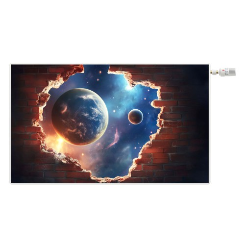 Osłona grzejnika- Kosmos 3D | Dekoracyjna mata magnetyczna na kaloryfer- dziura 81704 - zdjęcie 2
