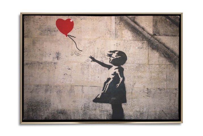 Obraz w Ramie American Box | Banksy- Dziewczynka z Balonikiem R32478 - zdjęcie 4