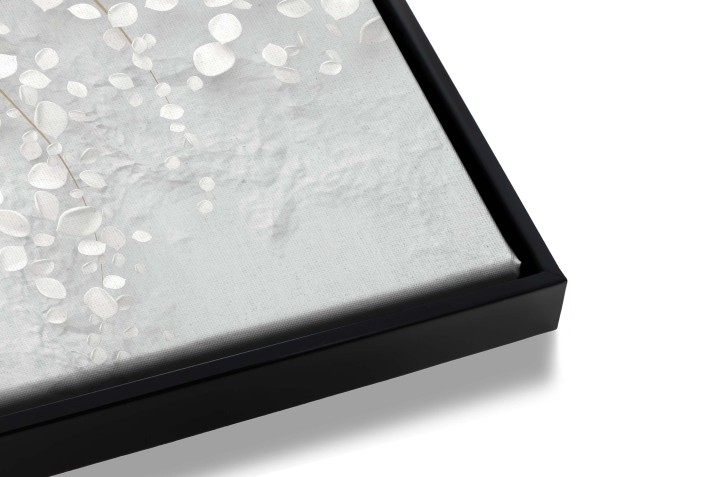 Obraz 3D w oryginalnej ramie American Box | Złote drzewo Białe Kwiaty- dekoracja glamour R241387 - zdjęcie 6