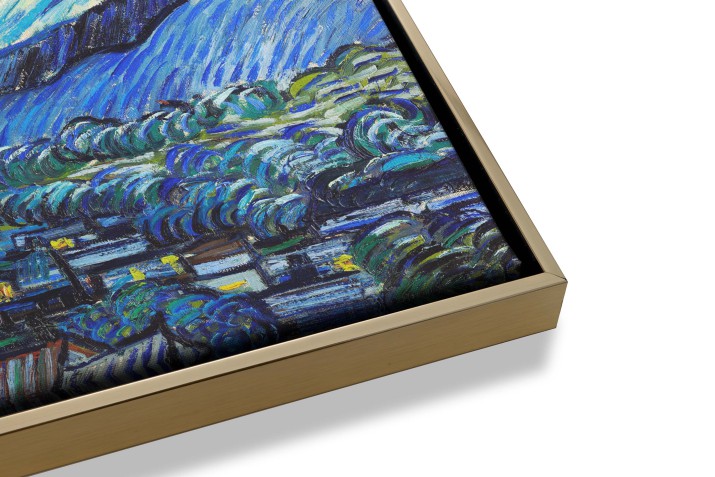 Reprodukcja Vincenta Van Gogha &amp;quot;Gwieździsta Noc&amp;quot; w ozdobnej ramie American Box R92069 - zdjęcie 6