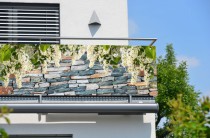 Osłona na balustradę balkonową, Mata na barierki, ogrodzenie  81791 Naklejkomania - zdjecie 1 - miniatura