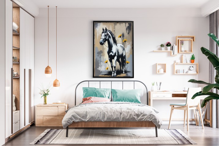 Surowy Plakat w stylu Street Art | Oryginalna sztuka uliczna do wnętrz w stylu loft i industrialnym 81696 - zdjęcie 3