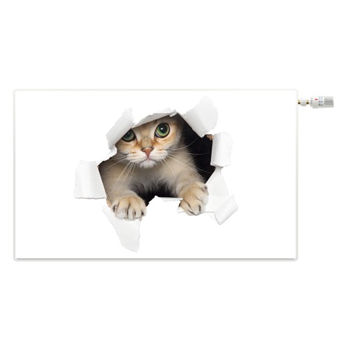 Mata magnetyczna | Dekoracyjna osłona na grzejnik | Maskownica kaloryfera- Kot, Obraz 3D 81697 - zdjęcie 3
