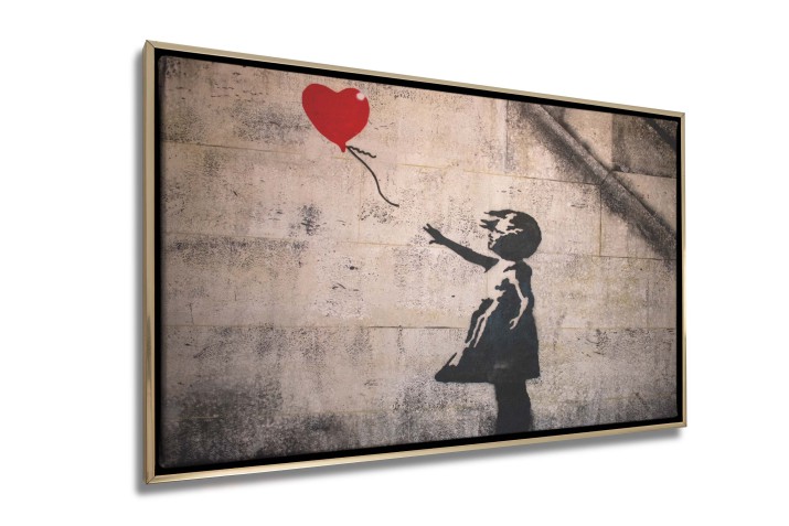 Obraz w Ramie American Box | Banksy- Dziewczynka z Balonikiem R32478 - zdjęcie 2