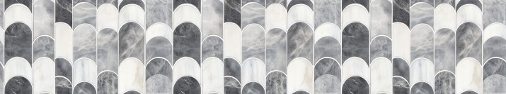 Nowoczesny Panel ścienny, osłona między szafki- szare płytki, kamień 81760 - zdjęcie 2