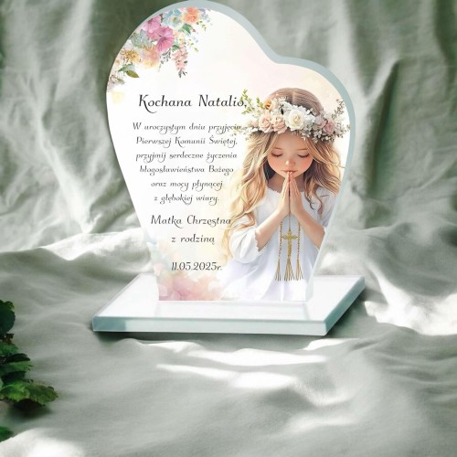Statuetka- Pamiątka Pierwszej Komunii Świętej | Prezent na komunię 66073 - zdjęcie 3