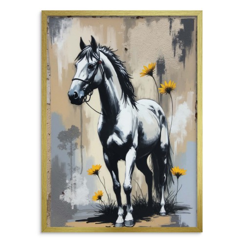 Surowy Plakat w stylu Street Art | Oryginalna sztuka uliczna do wnętrz w stylu loft i industrialnym 81696 - zdjęcie 7